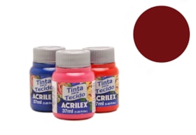 Tinta Tecido Vermelho Profundo