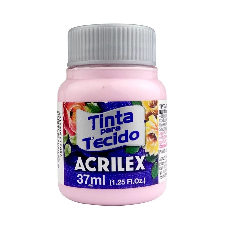 Tintas Têxteis Inglês Rosa ACRILEX® 37ML