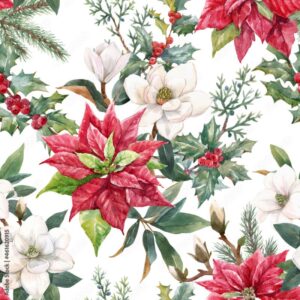 GUARDANAPO FLORAL DE NATAL