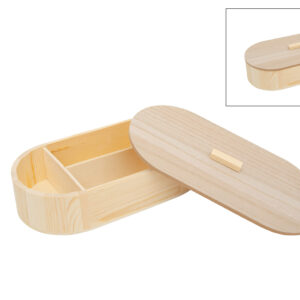 CAIXA OVAL 27X14X6.4CM