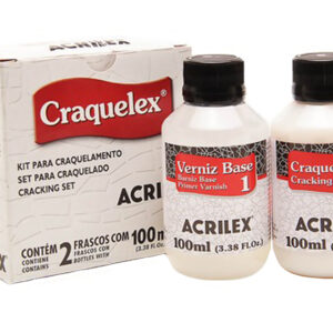VERNIZ CRAQUELEX 100ML 1+2 INCOLOR 17620 ACRILEX