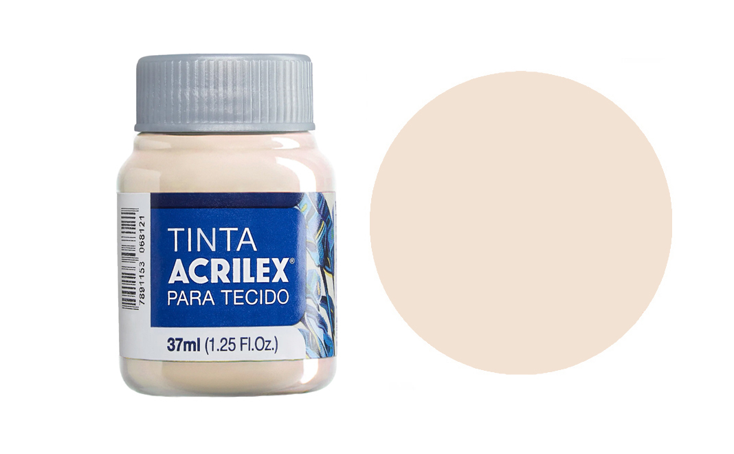 TINTA TECIDO 37ML AREIA 04140817 ACRILEX