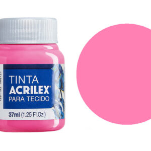 TINTA TECIDO 37ML ROSA  04140537 ACRILEX