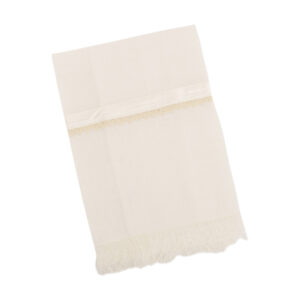 TOALHA C/ RENDA 71X48CM CHAMPAGNE  001PR