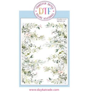 TRANSFER DTF-026G 20X28.5CM FLORES