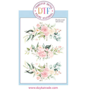 TRANSFER DTF-025G 20X28.5CM FLORES