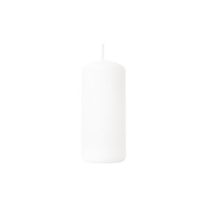 VELA CILINDRICA D.4X9CM BRANCA