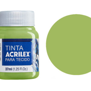 TINTA TECIDO 37ML VERDE PIST.  04140570 ACRILEX