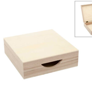 CAIXA P/GUARDANAPOS 20X20X6.5CM