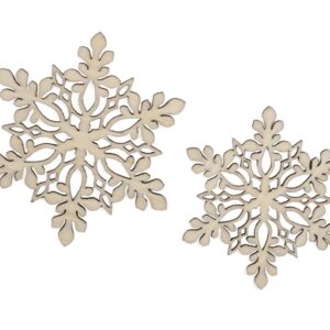 SORTIDO 12 FLOCOS DE NEVE 6X6.5X0.3CM CHOUPO