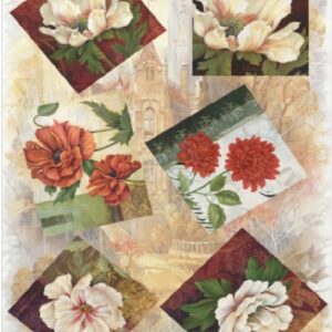 Papel de Arroz FLORES PINTADAS