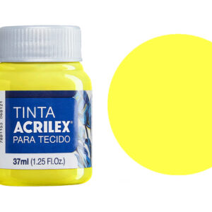TINTA TECIDO 37ML AMARELO LIMAO 04140504 ACRILEX