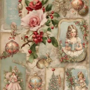 Papel de Arroz Soft A3 30x41cm NAVIDAD