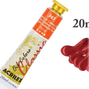 OIL COLORS CLASSIC 20ML VERM. CAD. CLARO 14123343 ACRILEX