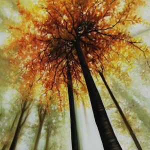Óleo sobre tela Guardiã da Floresta 60x70
