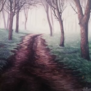 Óleo sobre tela- Na Penumbra 60x70